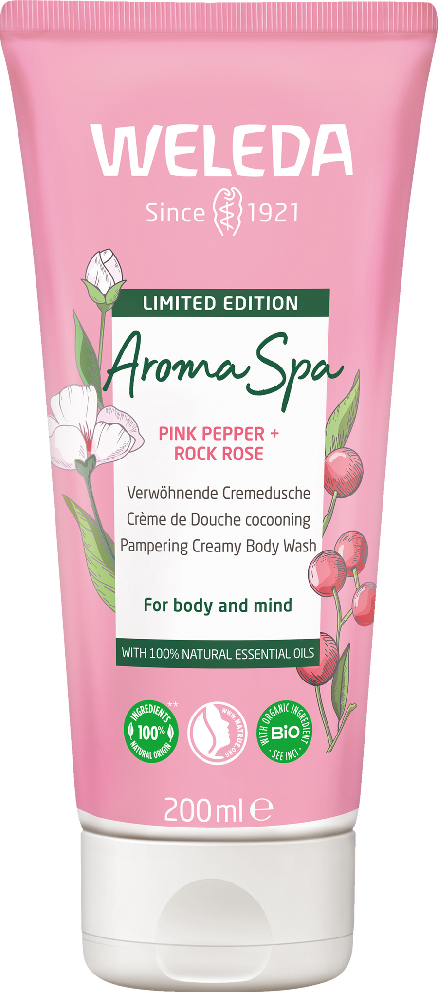 

Гель для душа Weleda Aroma Spa Verwöhnende Cremedusche
