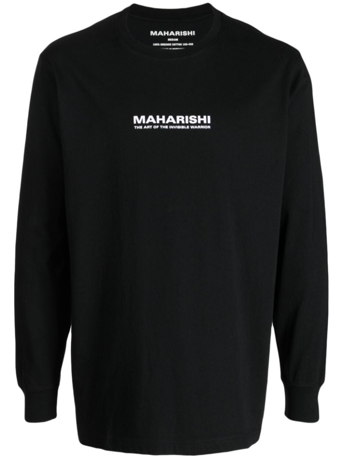 

Maharishi футболка из органического хлопка с логотипом, черный