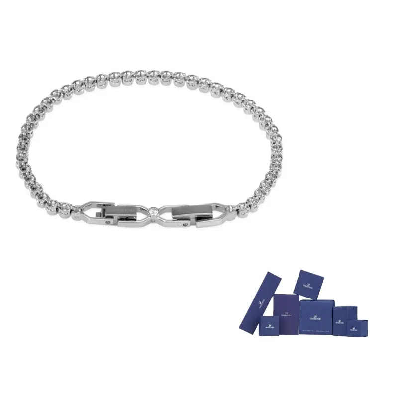 

Swarovski Кристалл, родированное покрытие, браслеты, женские, silver