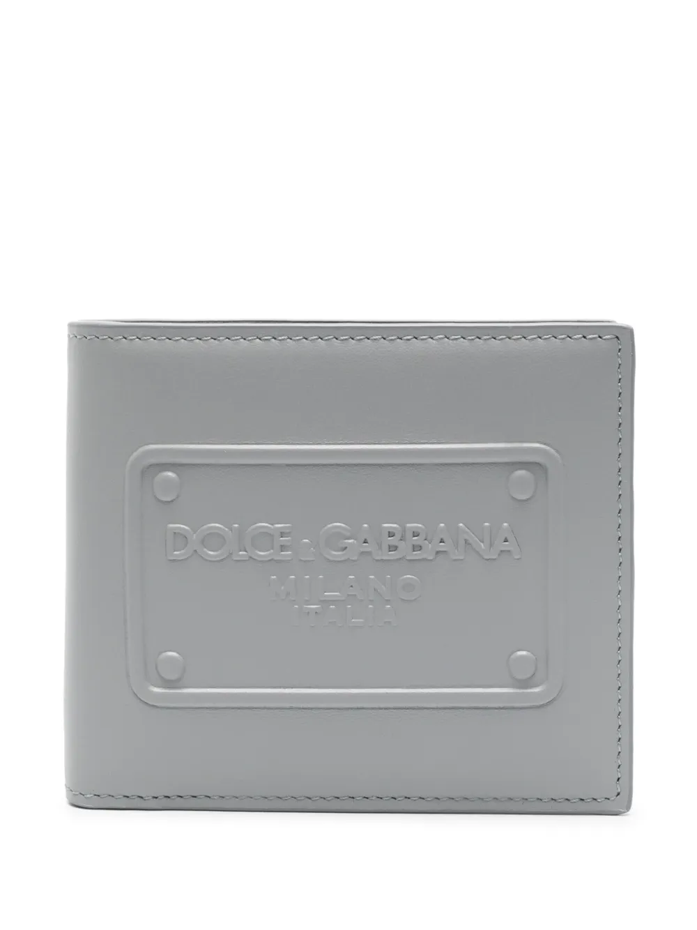 

Кошелек с тисненым логотипом DOLCE & GABBANA, серый