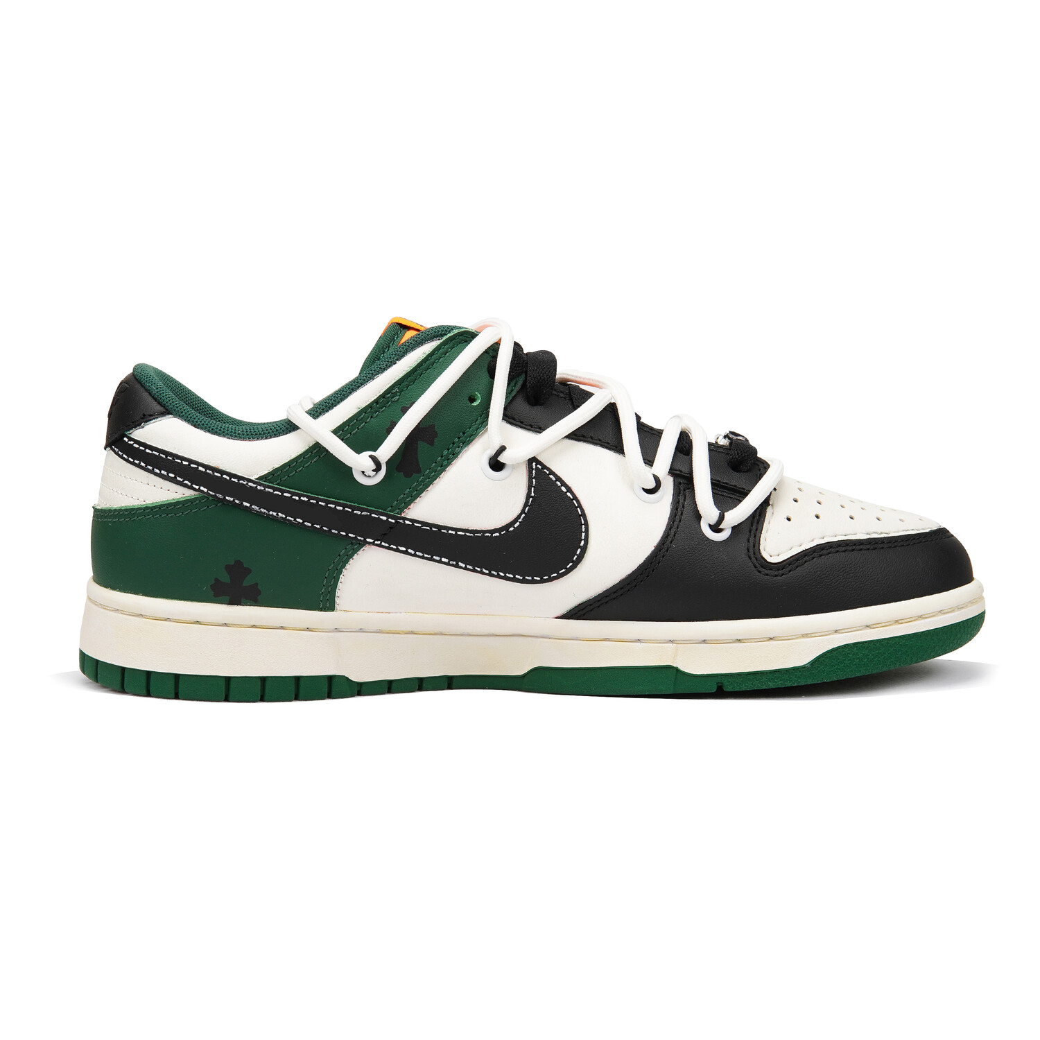 

Кроссовки Nike Dunk Skateboard Shoes Men Low-Top Black White Green