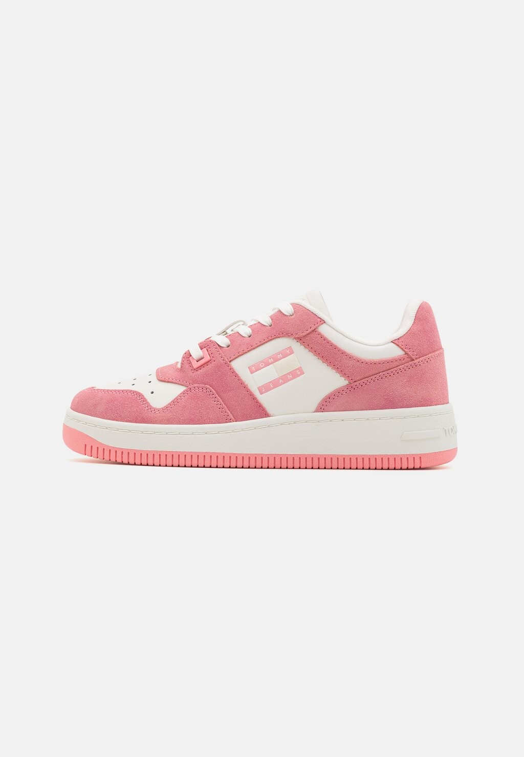 

Кроссовки низкие RETRO BASKET Tommy Jeans, цвет tickled pink
