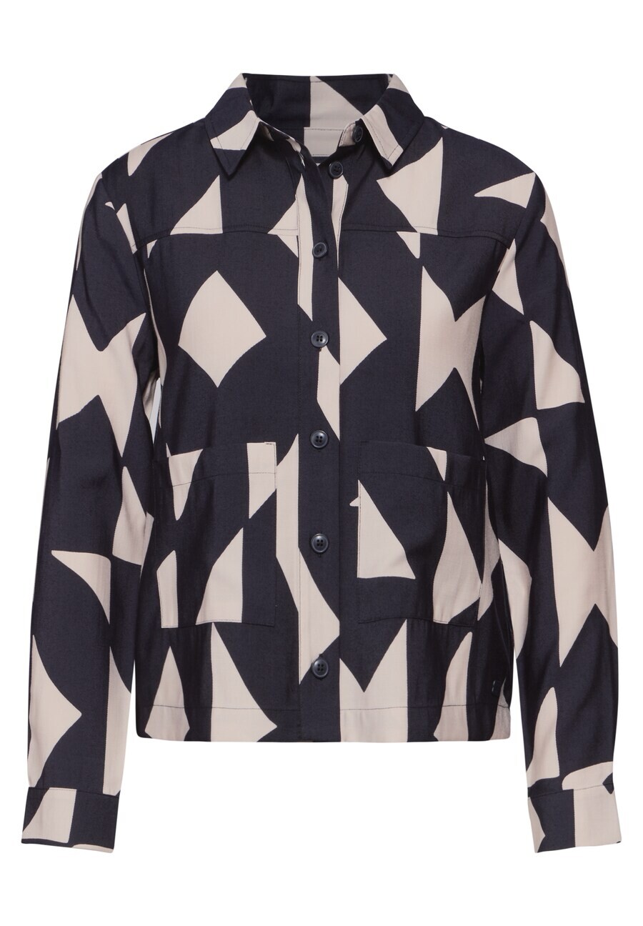 

Блузка STREET ONE Blouse, цвет beige/night blue