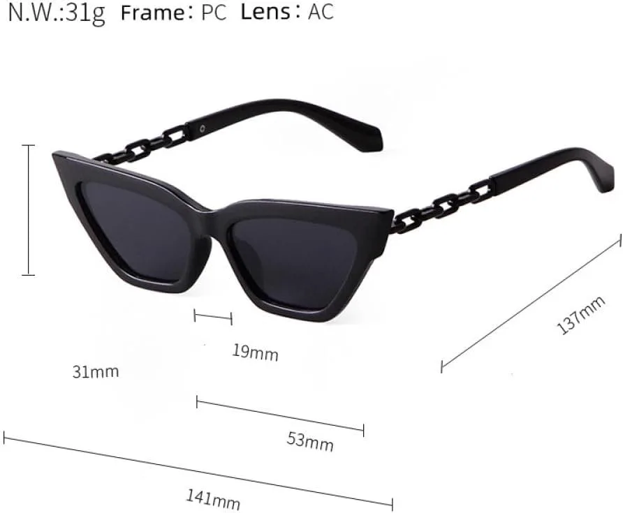 

Женские солнцезащитные очки MUTYNE, модные очки «кошачий глаз», нестандартной формы, для уличной стрельбы, универсальные, стильные, роскошные, C1bright Black Grey