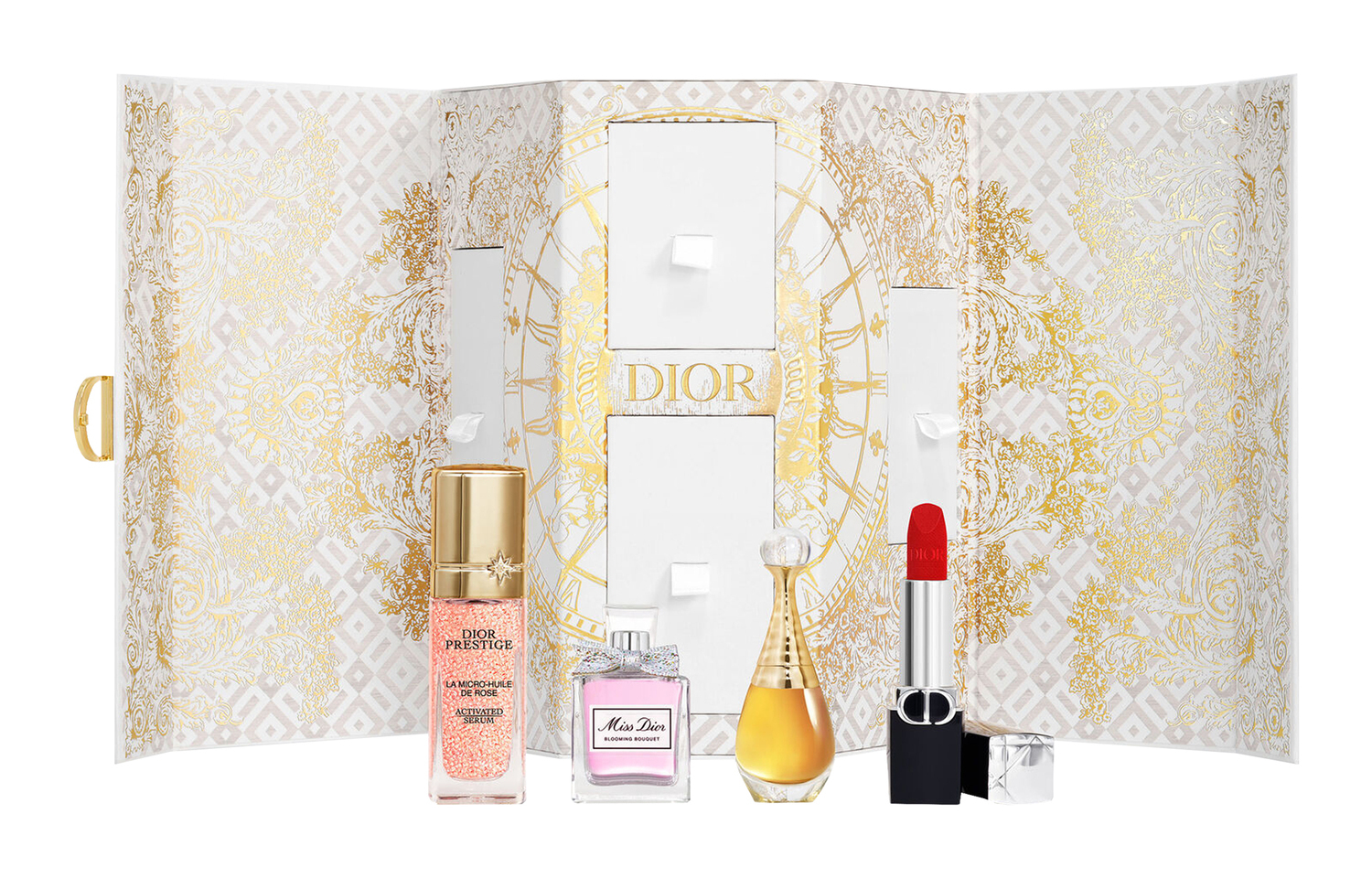 Мини montand limited edition календарный набор духов eau de parfum ландыш пион 10мл+5мл+5мл+1,5г DIOR — фото 2