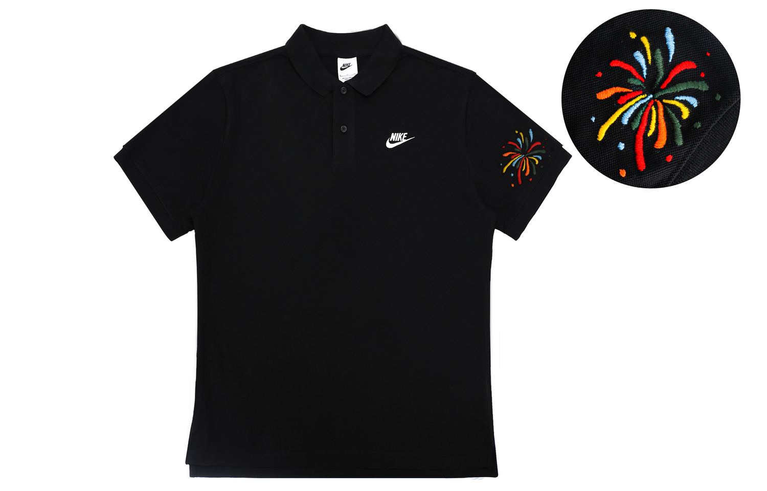 

Nike Унисекс поло черное