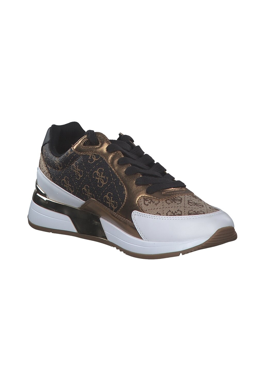 

Кроссовки на шнуровке Guess, коричневый