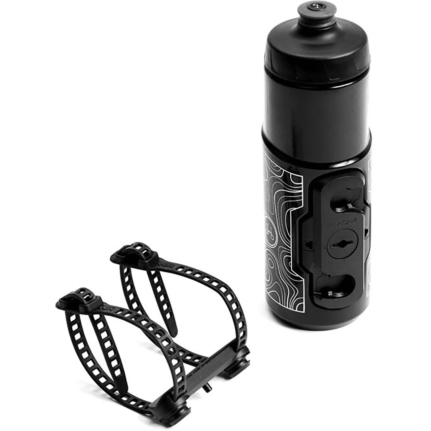 

Бутылка Fidlock TWIST 600 с универсальным креплением Brompton, Black