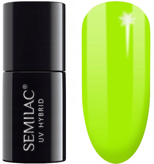 

ГИБРИДНЫЙ ЛАК ДЛЯ НОГТЕЙ 564 NEON LIME 7 МЛ ПОЛУСИКОВЫЙ Semilac