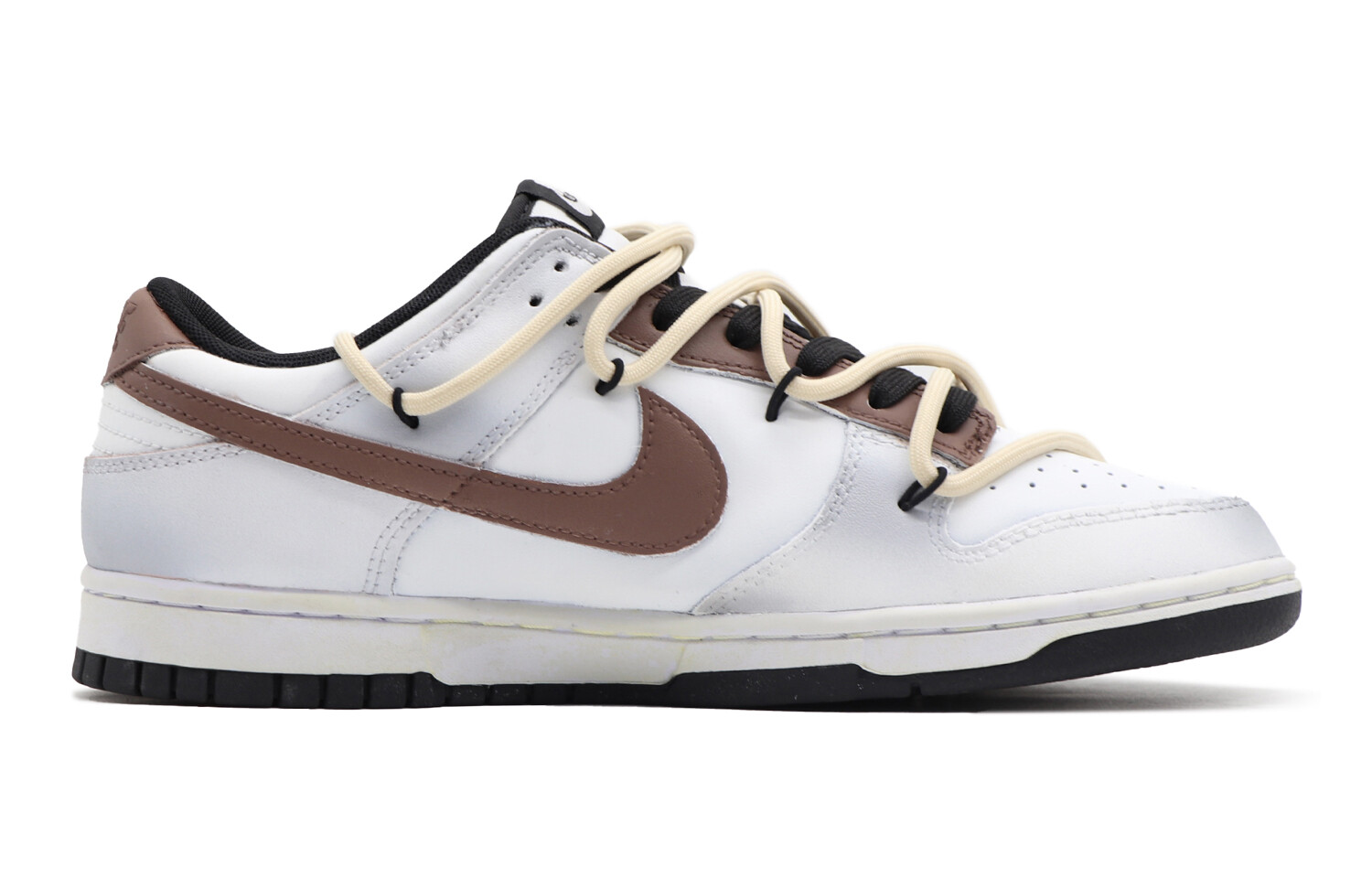 

Кроссовки Nike Dunk Skateboarding Shoes Women's Low-top White/brown/silver, серебряный, Серый, Кроссовки Nike Dunk Skateboarding Shoes Women's Low-top White/brown/silver, серебряный