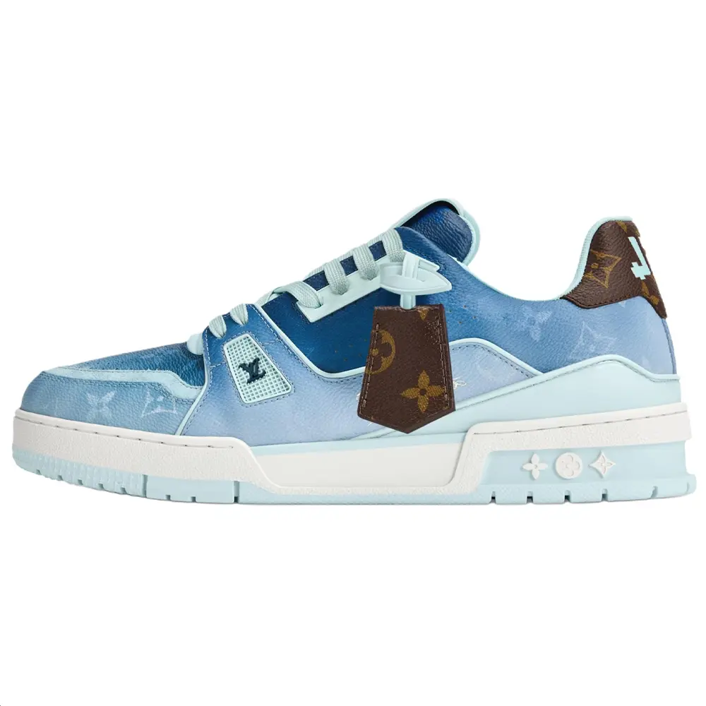 

LOUIS VUITTON Кроссовки низкие Skateboard Shoes Unisex Sea Blue