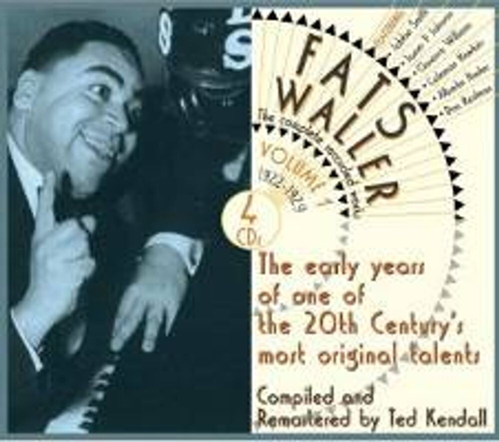 

Диск CD Fats Waller Vol. 1 - The Early Years of One of the 20th Century's Most Original Talents - Fats Waller