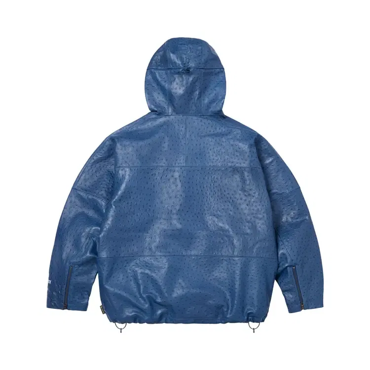 Куртка из кожи с тиснением Supreme GORE-TEX, синий — фото 2