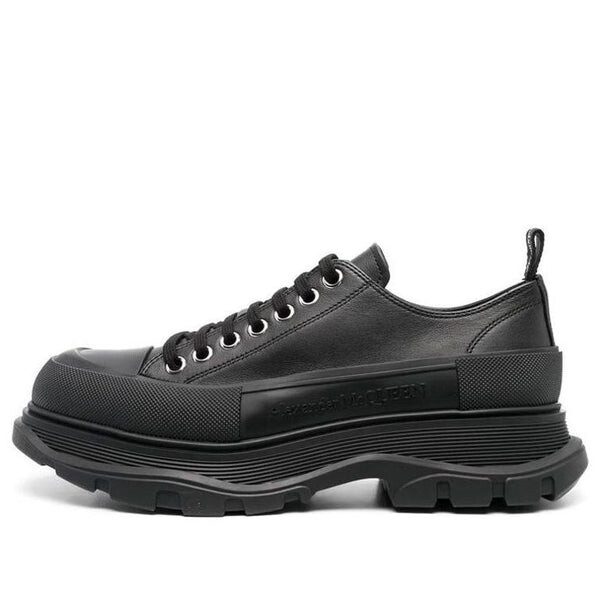 

Кроссовки tread slick canvas sneakers 'all black' Alexander Mcqueen, черный