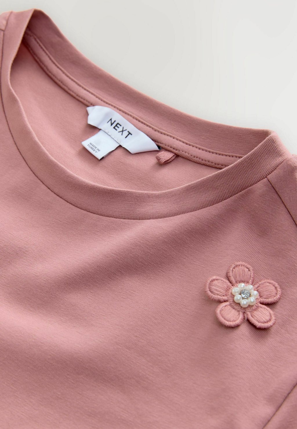 Футболка с принтом SHORT SLEEVE FLORAL Next, розовый — фото 3
