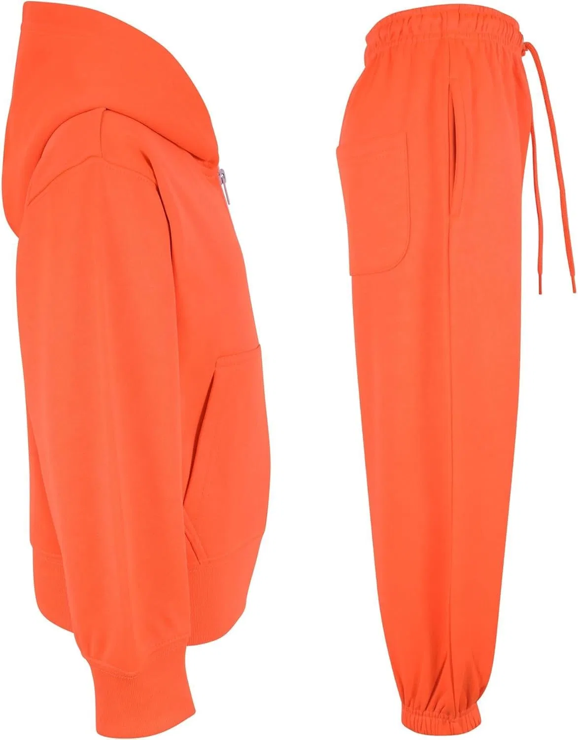 Детский спортивный костюм из флиса A2Z 4 Kids, Neon Orange — фото 3