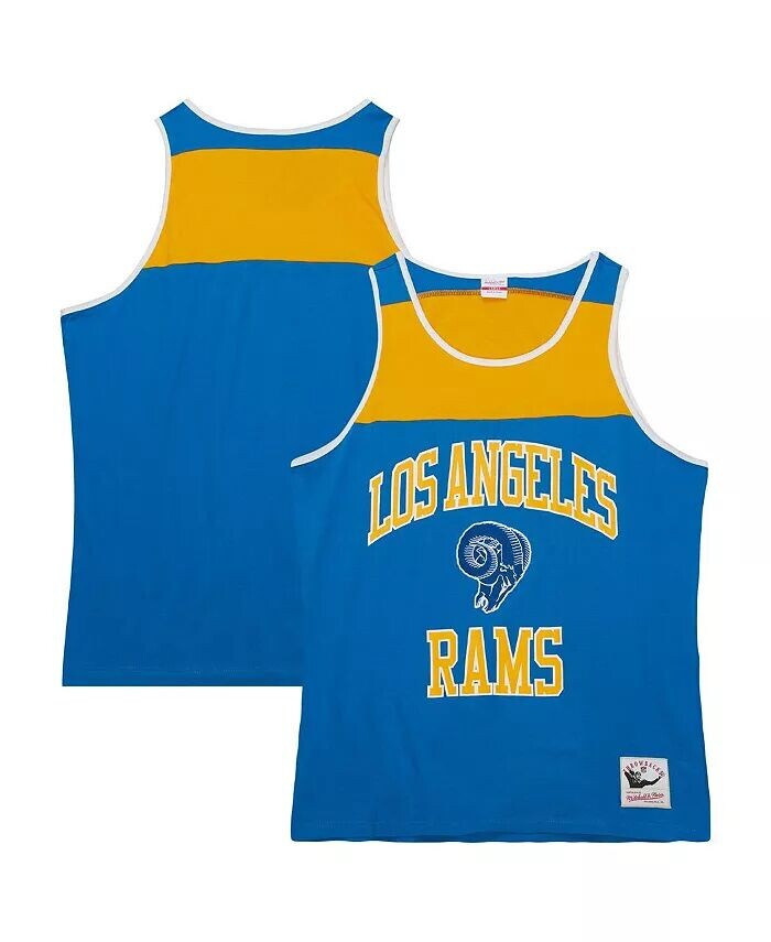 

Мужская майка-топ Royal Gold Los Angeles Rams Gridiron Classics Heritage Colorblock Mitchell & Ness