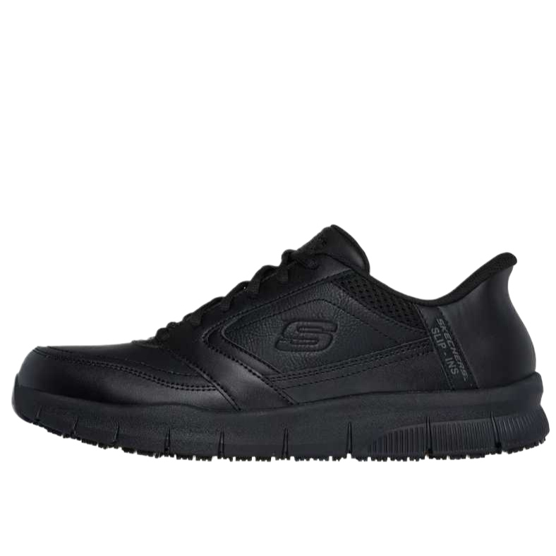 Skechers Низкие рабочие повседневные туфли, черные, мужские