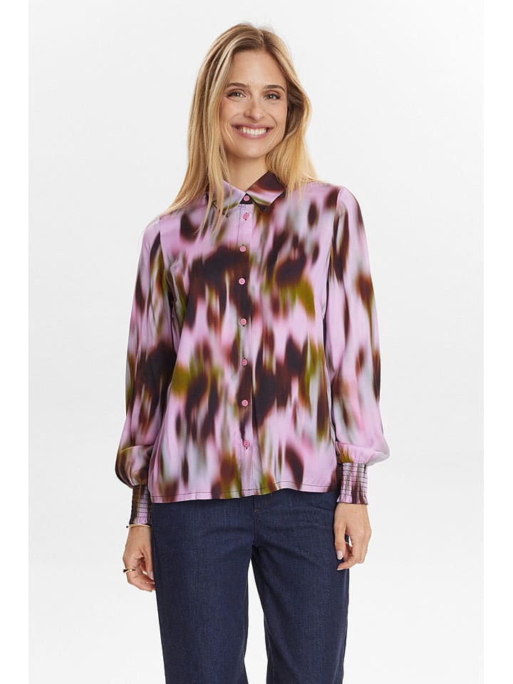 

NÜMPH Блузка «Лилит» розово-бордового цвета