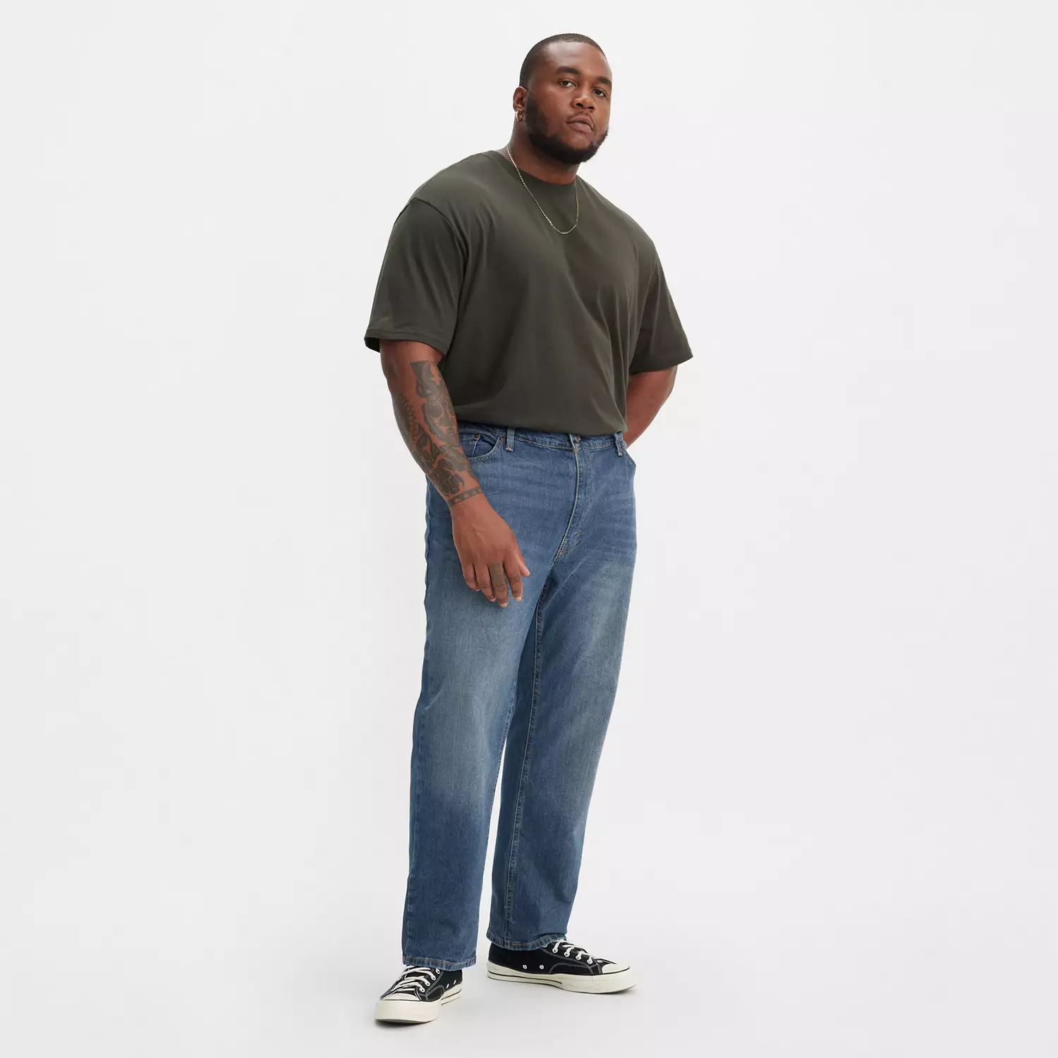 

Спортивные мужские джинсы зауженного кроя 541 (большие и высокие) Levi's, цвет Future Self - Dark Wash - Stretch