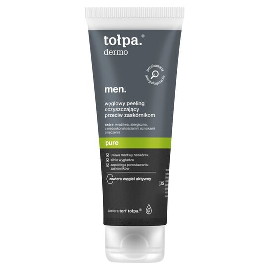 

Карбоновый очищающий пилинг против черных точек, 100 мл Tołpa, dermo men pure