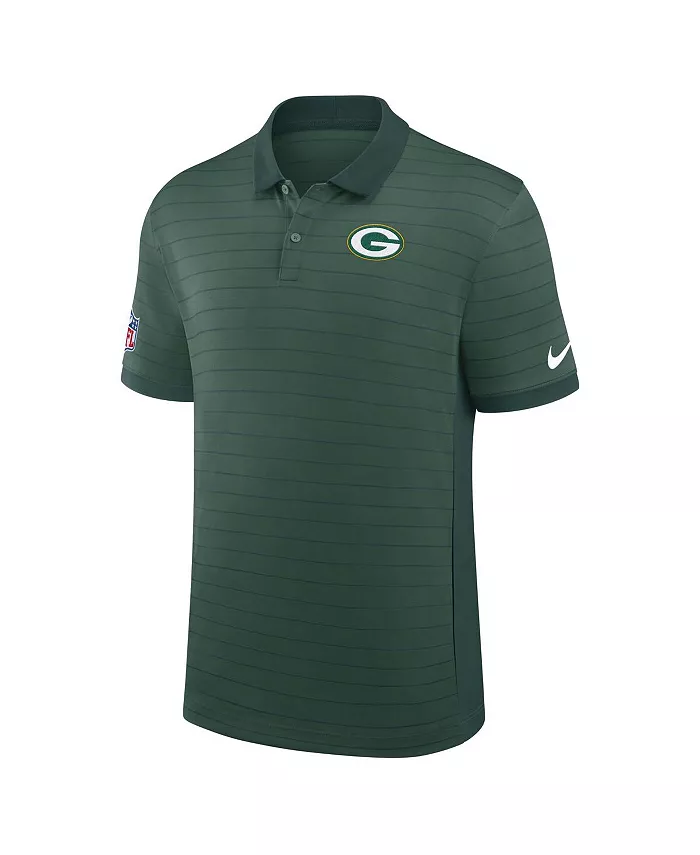 Мужская поло Green Bay Packers Sideline Victory Stripe Performance Nike — фото 2