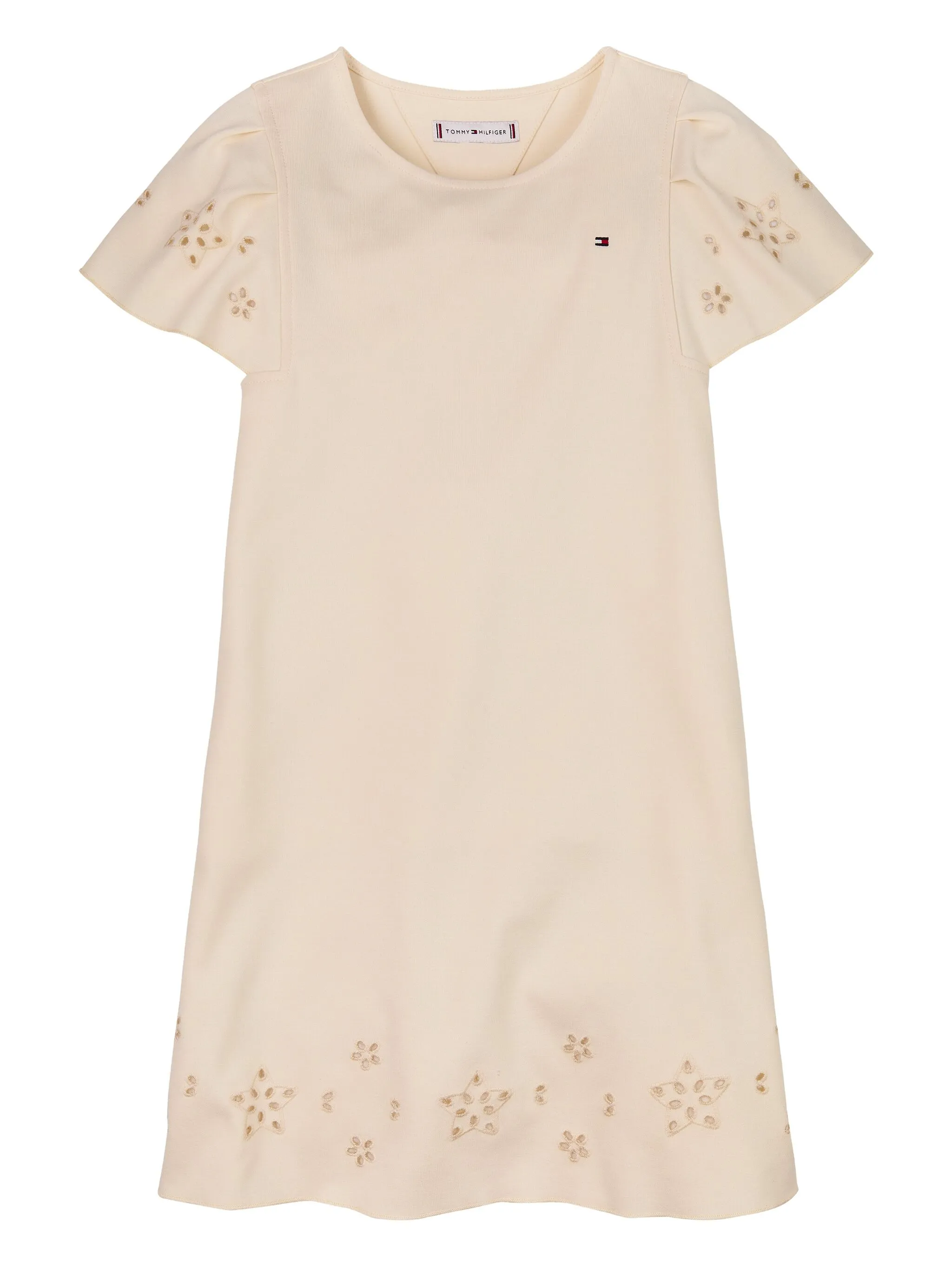 

Платье с вырезами Tommy Hilfiger Junior, бежевый