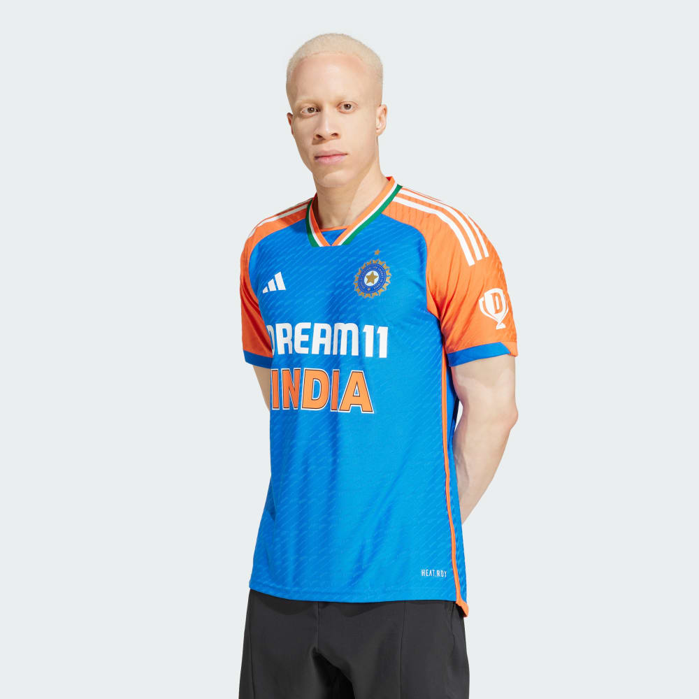 

Джерси Adidas India Cricket T20I Jersey, цвет Dark Blue/True Orange
