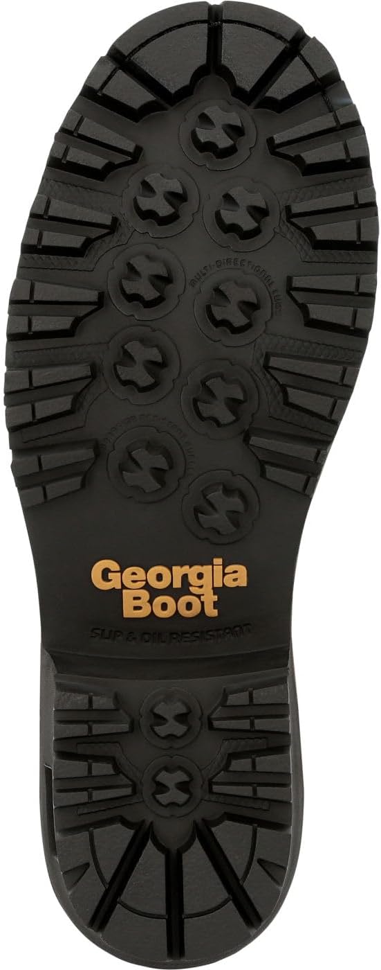Мужские ботинки Georgia Boot AMP LT Logger с композитным носком и водонепроницаемой защитой, коричневый — фото 2