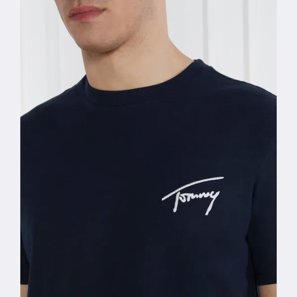 Фирменная футболка стандартного кроя Tommy Hilfiger, синий — фото 3