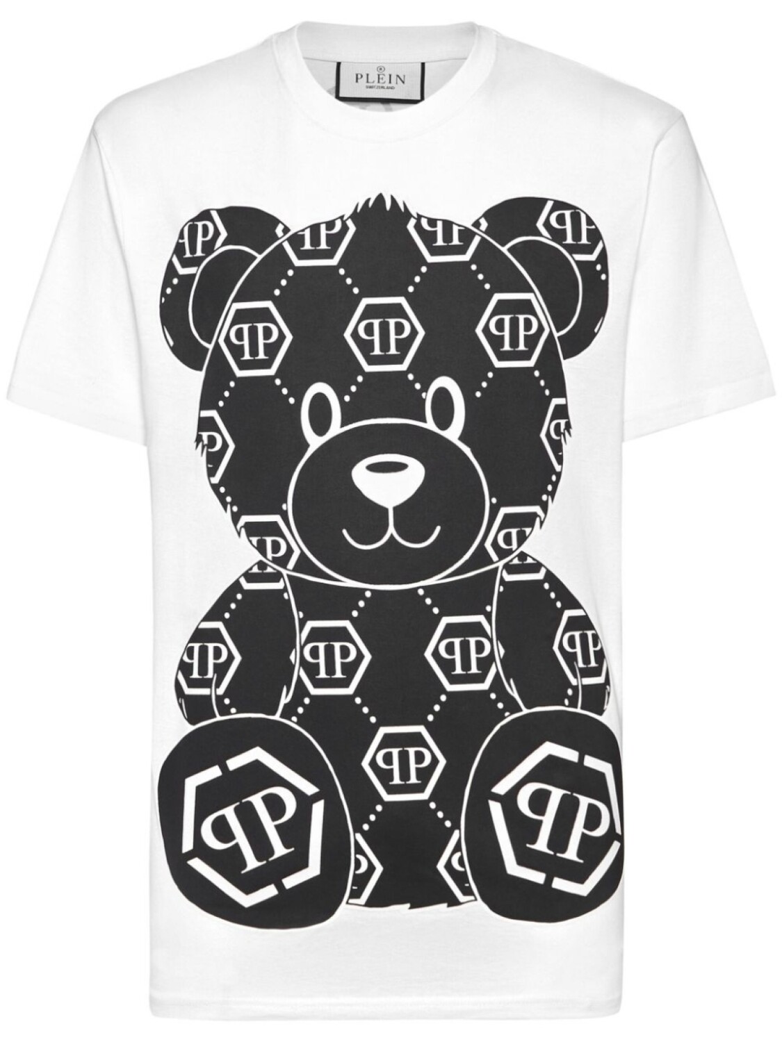 

Philipp Plein футболка с принтом Teddy Bear, белый