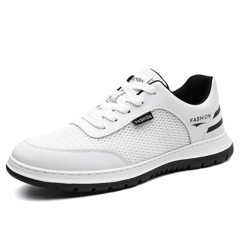 

FEIKE Мужские белые кеды низкие, цвет White