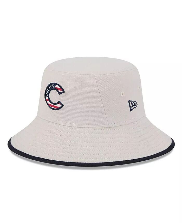 

Мужская панама цвета хаки Chicago Cubs 2024 Четвертого июля New Era