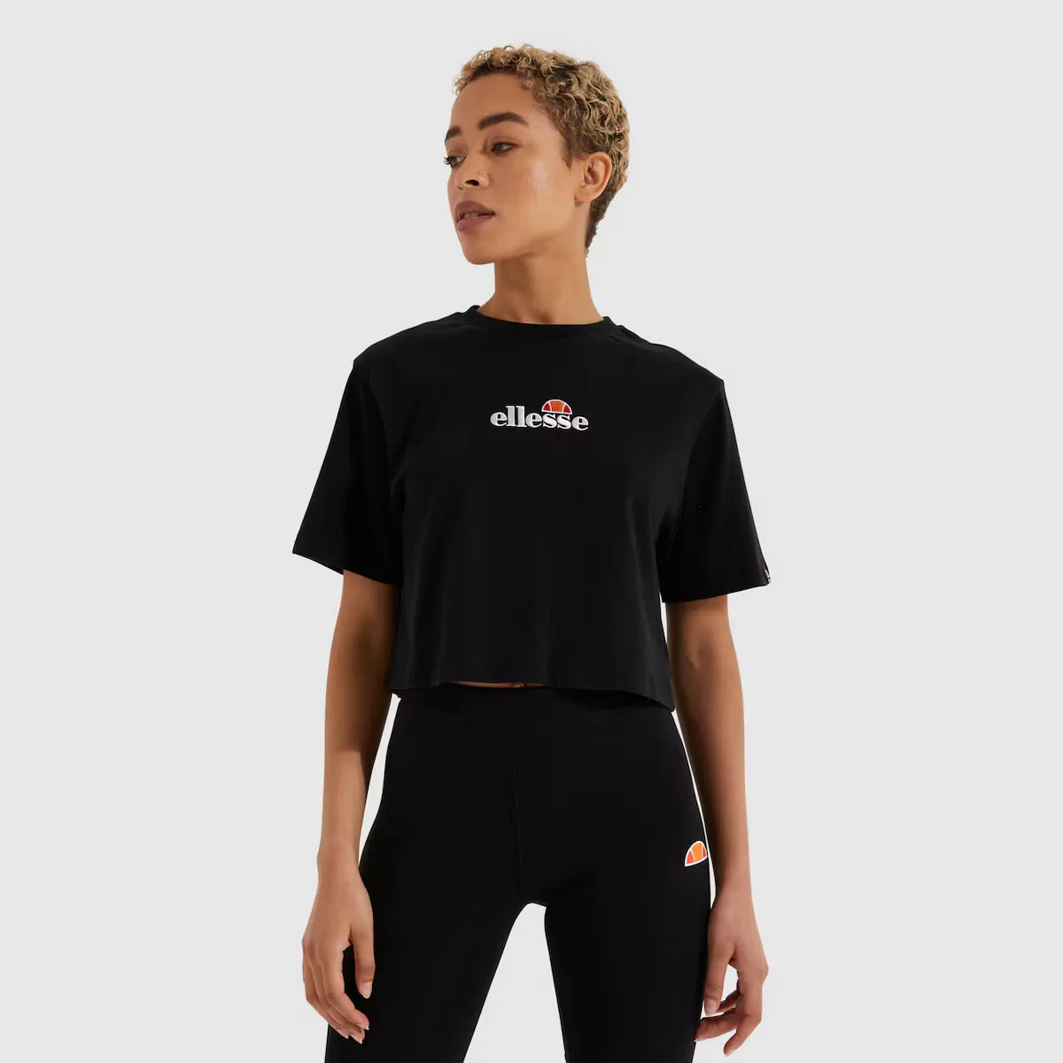 

Женская футболка Fireball укороченная ellesse Ellesse, черный