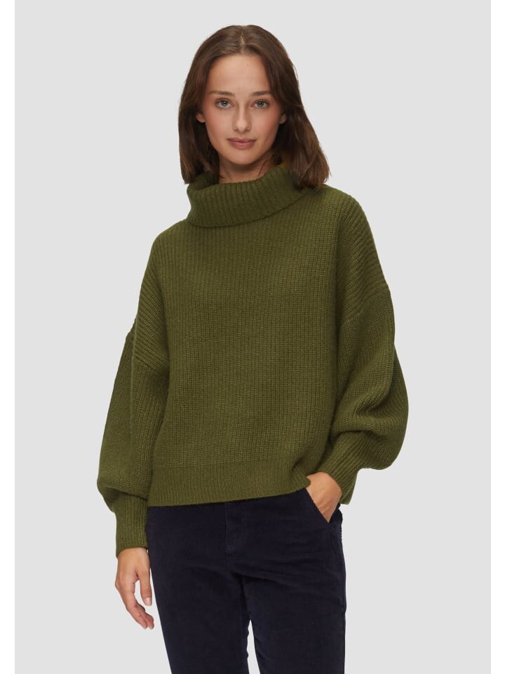 

Пуловер sOliver Strick langarm, оливковый