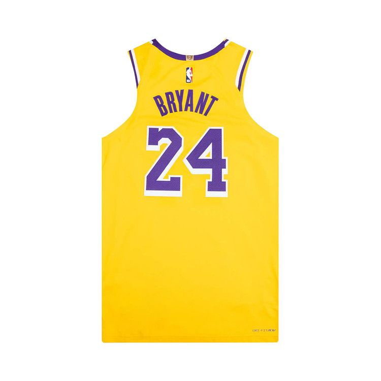 Джерси Nike Los Angeles Lakers 2022/23 Kobe Bryant Icon Edition Dri-FIT ADV Authentic Jersey, Gold — фото 2