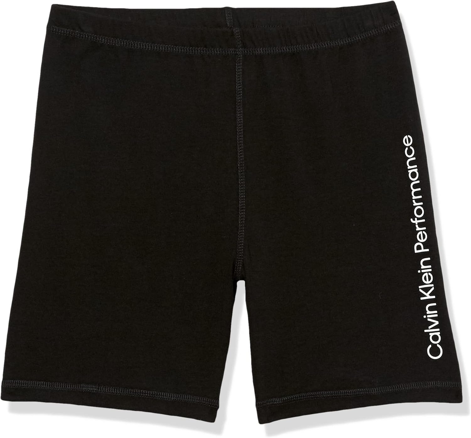 

Велосипедные шорты Calvin Klein для девочек, мягкие и эластичные, с плоским поясом и облегающей посадкой, Black Linear