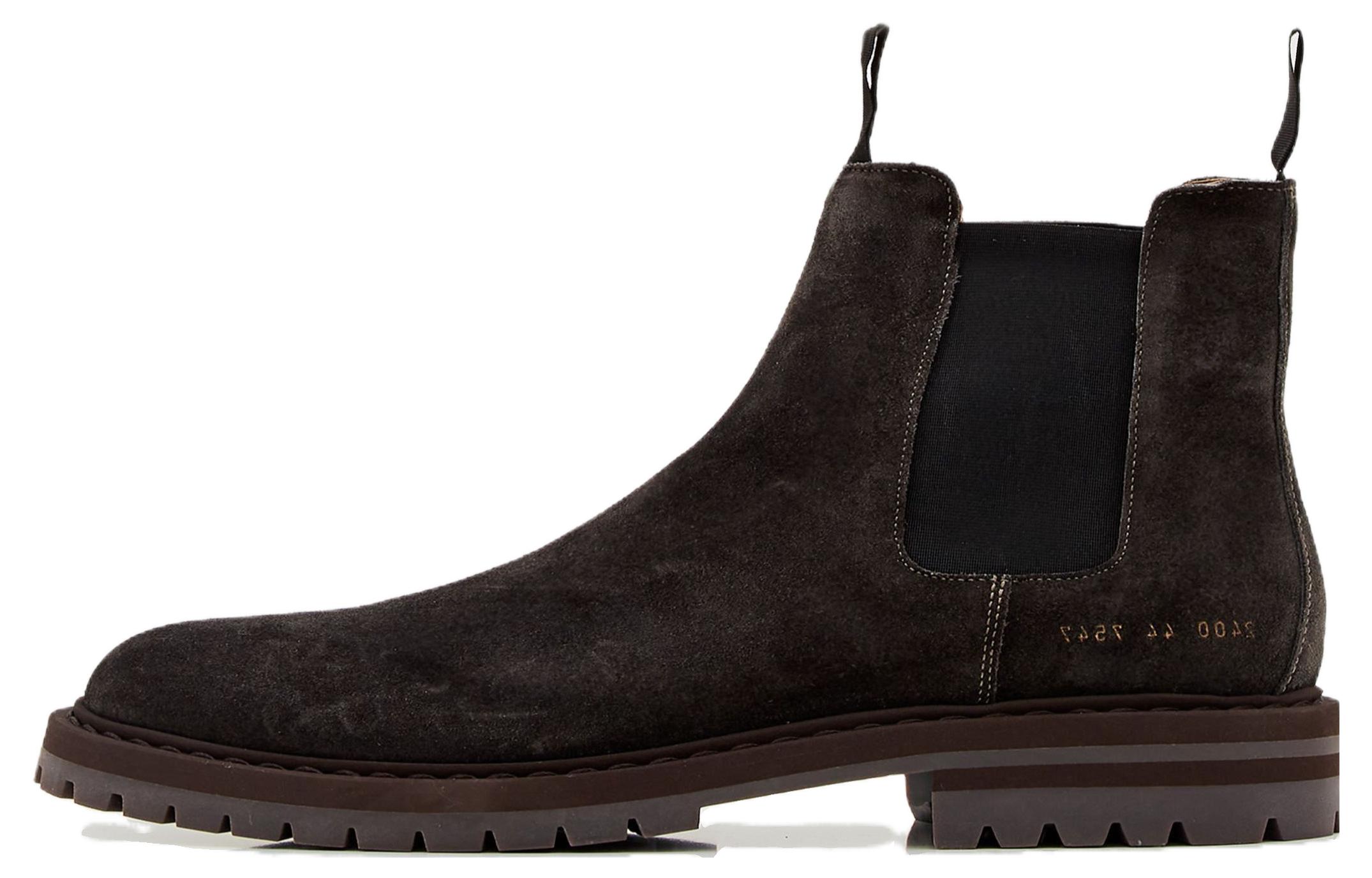 

COMMON PROJECTS Короткие мужские ботинки челси, черные