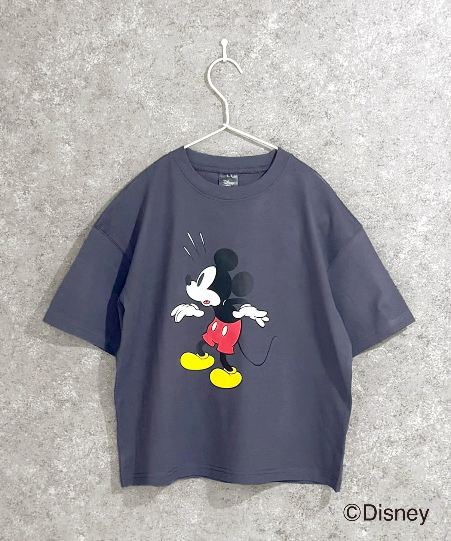 Детская футболка Mickey Mouse с принтом Disney серая