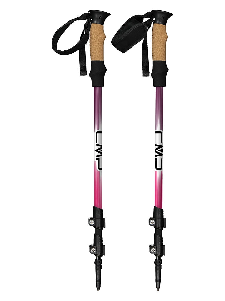 

Cmp Трекинговые палки "Изеран" в розово-бело-фиолетовой расцветке