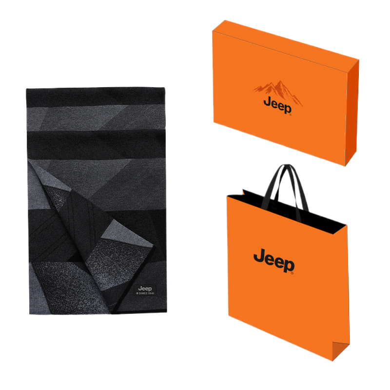 

Шарф из полиэстера Unisex Jeep, черный[skin-friendly and durable/soft thermal]