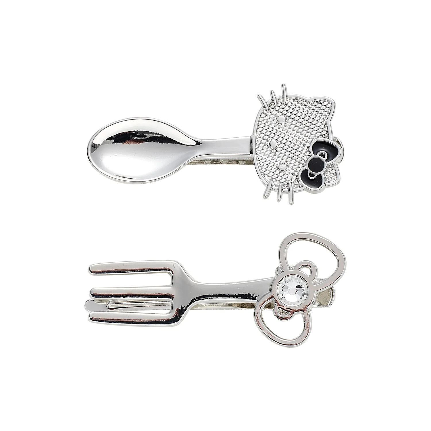 Ободок для волос Hello Kitty Sanrio, Hello Kitty Hair Clip Two-Piece Set