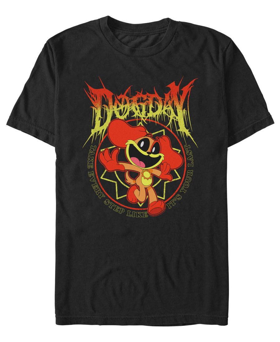 

Мужская футболка Poppy Playtime DogDay Enjoy Every Step Fifth Sun, Black, Черный, Мужская футболка Poppy Playtime DogDay Enjoy Every Step Fifth Sun, Black