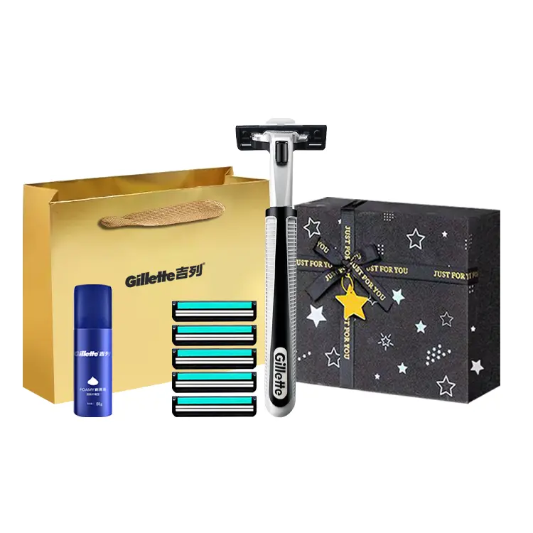 

Мужские инструменты для бритья Gillette, золото