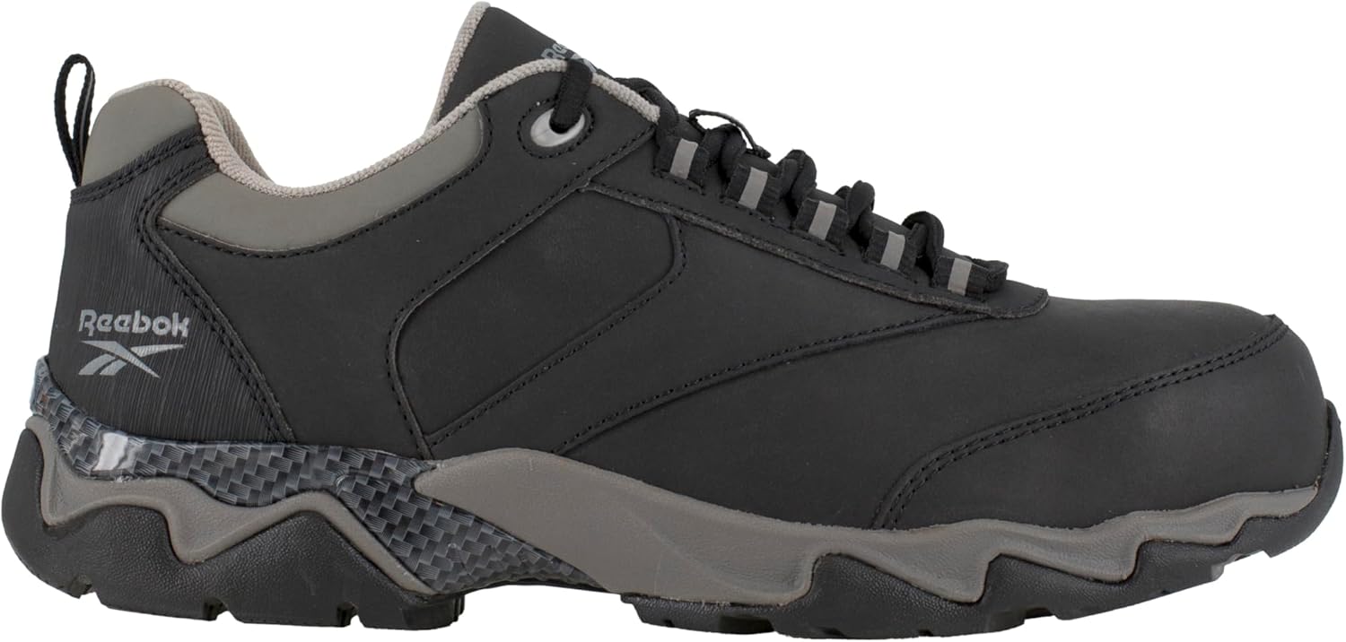 Мужские кроссовки Reebok RB1061 Beamer с защитным носком без швов, черный/серый — фото 2
