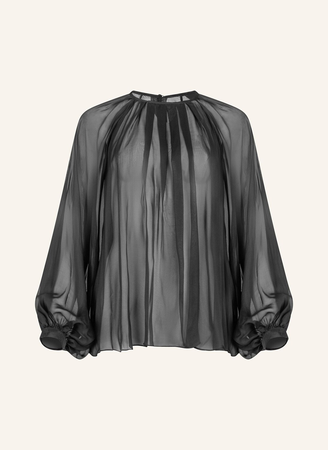 

Шелковая жасминовая блузка Helene Galwas, черный