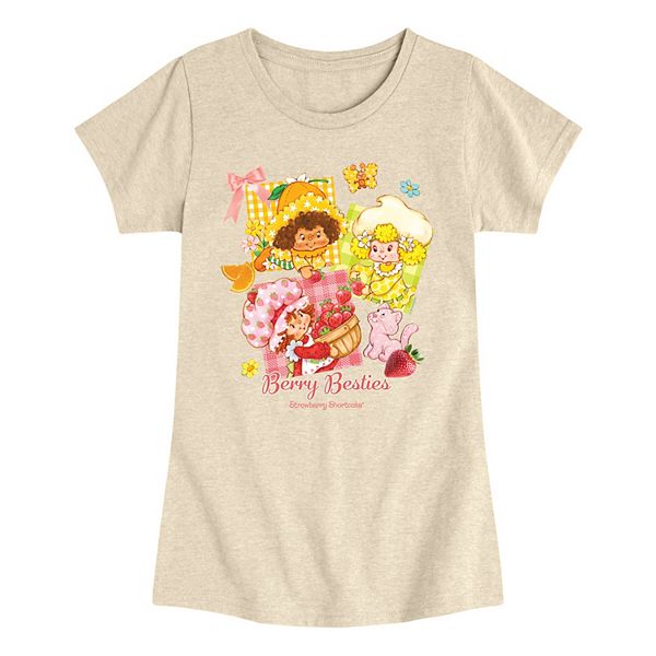 

Футболка с принтом Girls 7-16 strawberry shortcake berry besties Licensed Character, Beige