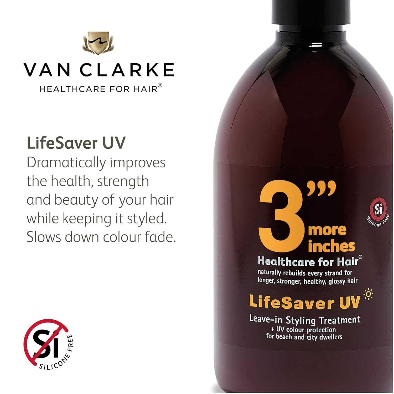 Несмываемое средство для укладки «LifeSaver UV» 500 мл 3 More Inches — фото 2