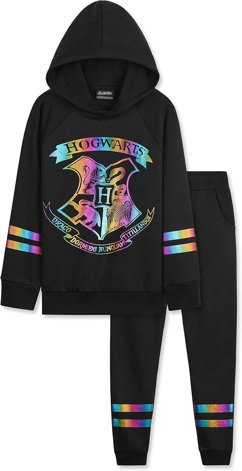 Детский спортивный костюм Harry Potter, худи и брюки, Black