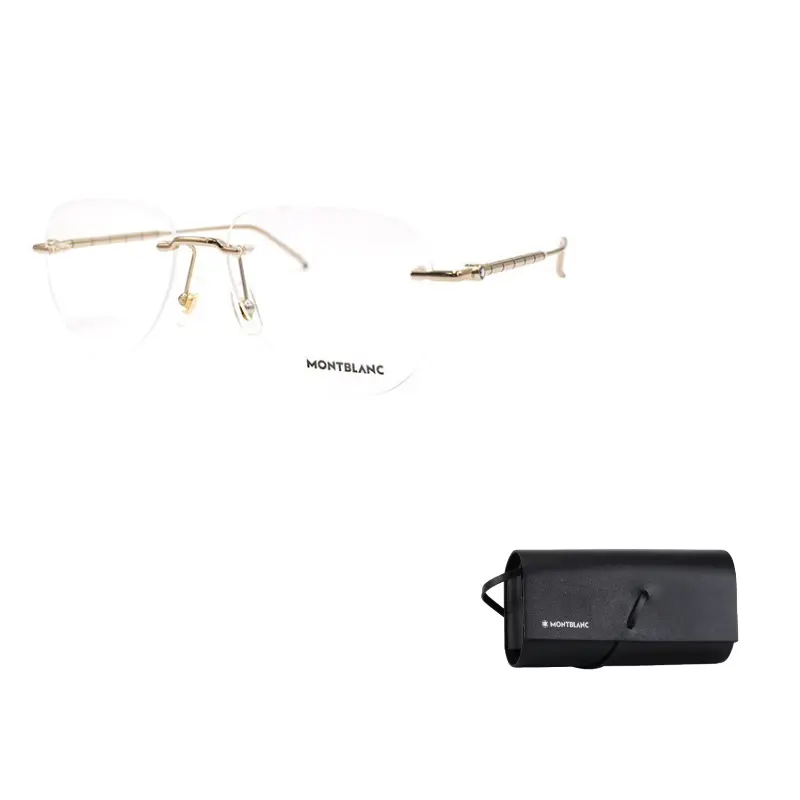 

MONTBLANC Треугольные очки, Gold
